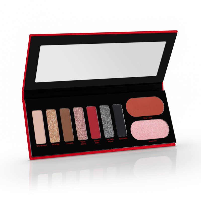 Chokehold Palette – Vegan Eyeshadow Palette with Blush & Highlighter, 7 Highly Pigmented Matte & Shimmer Shades, Cruelty-Free Makeup Palette
