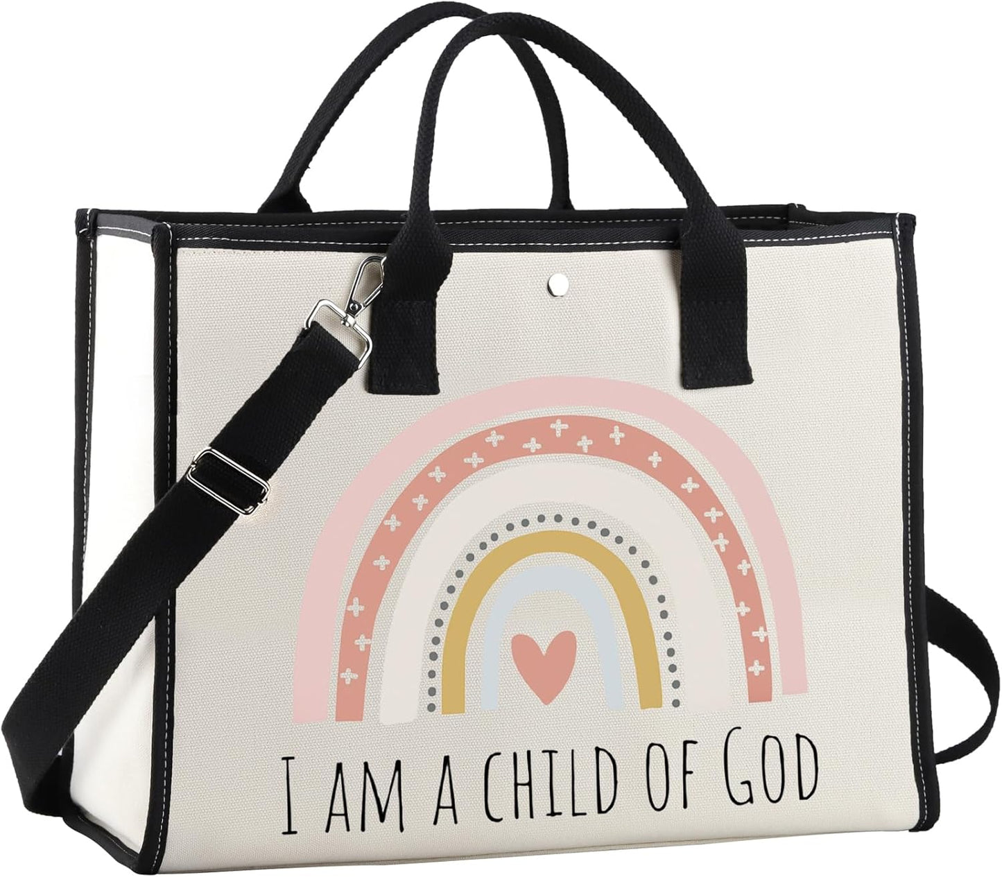 Goddaughter Gifts - I Am a Child of God First Communion & Baptism Gift | Black