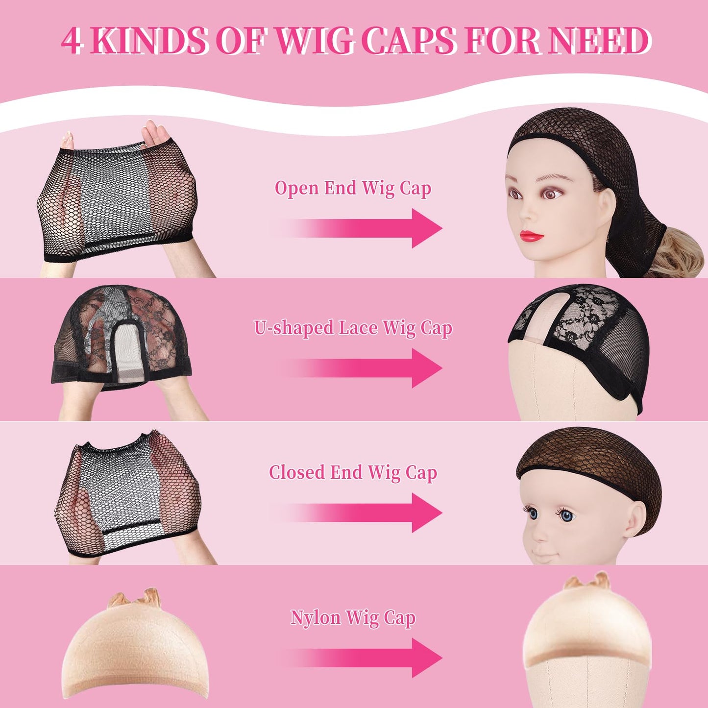 63In Wig Stand Tripod with 22In Head, Mannequin Head for Wig Making Display
