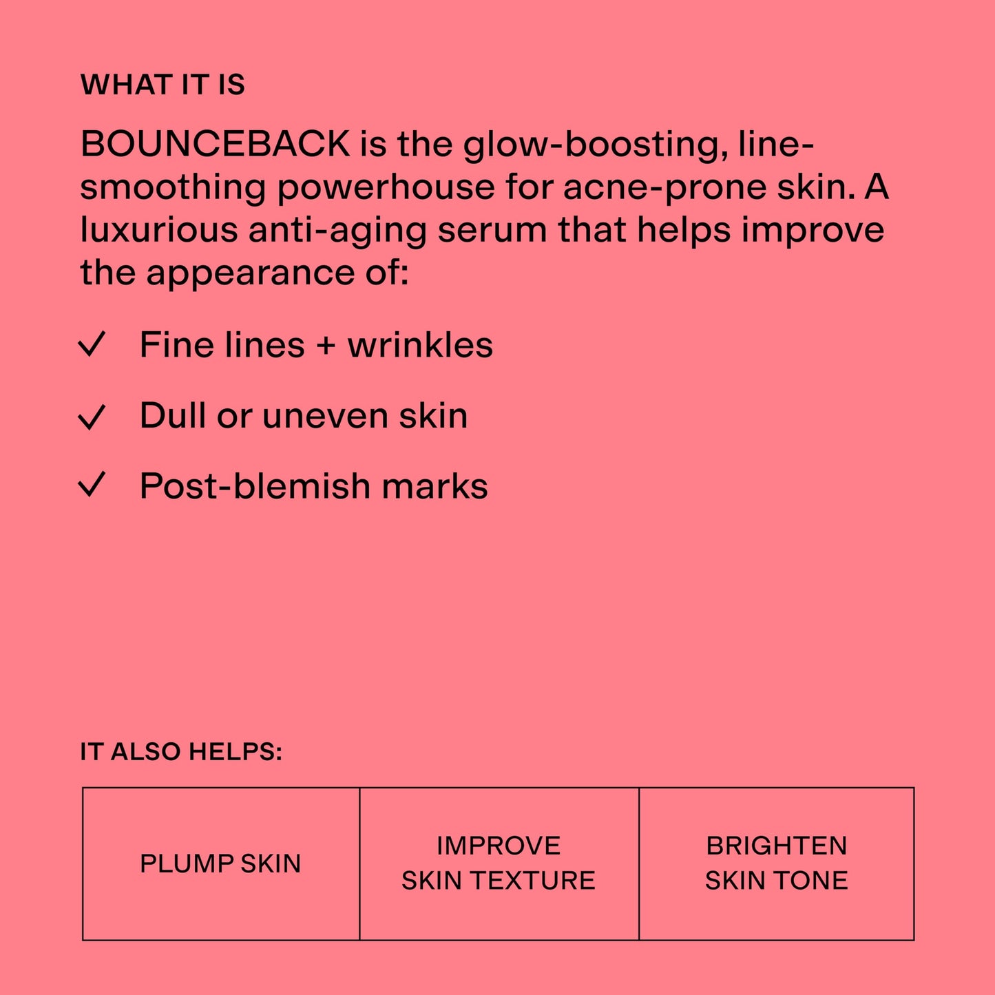 CLEARSTEM BOUNCEBACK Radiant Facial Serum - Peptide Serum for Hydration & Smooth-Looking Skin with Tri-Peptides and Mango Fruit Extracts - Lightweight Formula for Softer and Balanced-Looking Skin