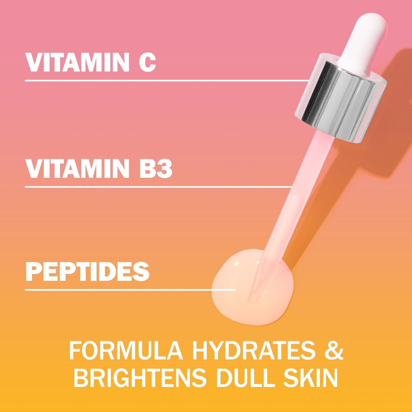 Olay Vitamin C Max Brightening Face Serum, Vitamin C Face Serum with Peptides, Brightening Face Serum for Radiance, Even Tone, Antioxidant Facial Serum for Glowing Skin, 1.3 Fl Oz
