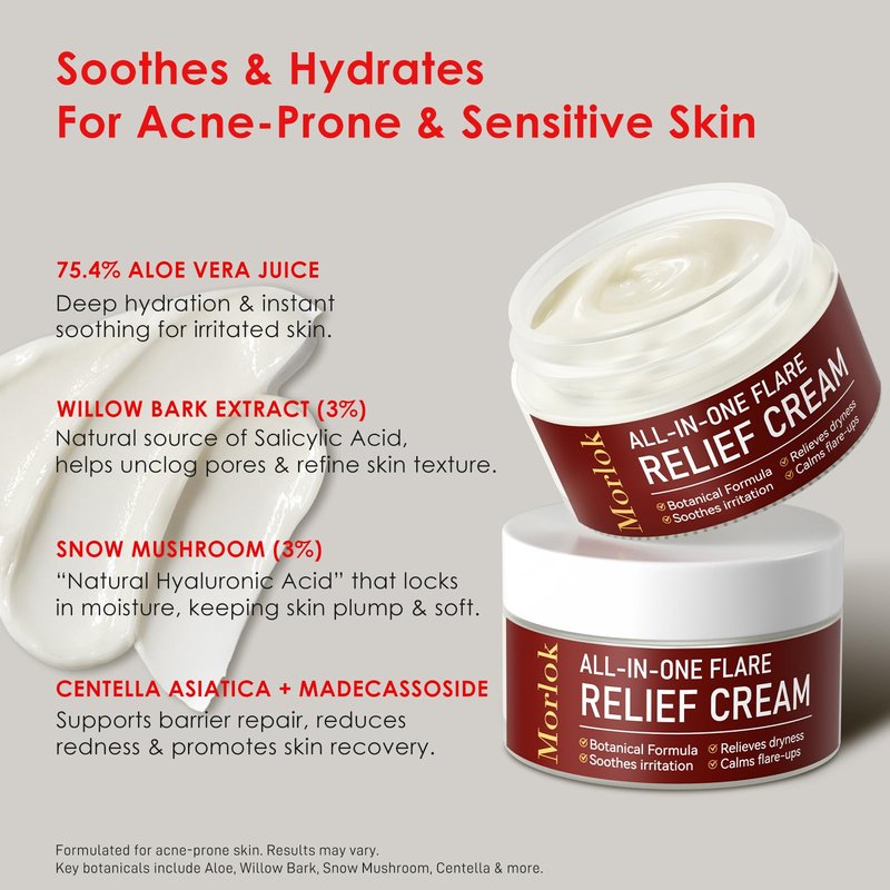 Korean Universal Flare Care Ointment for Sensitive, Irritated or Itchy Skin | Soothing Drawing Salve for Boil-Prone, Chafed & Stressed Areas | Calming Skin Balm with All-Plant Ingredients,1.06 Oz