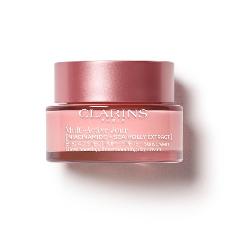 Clarins Multi-Active Day Cream SPF 15 - Niacinamide Formula to Smooth Fine Lines & Tighten Pores | 1.7 Oz