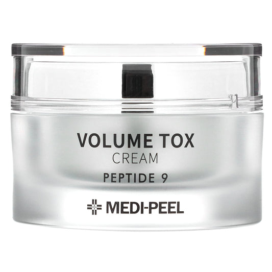 Medi-Peel Peptide 9, Volume Tox Cream, 1.76 oz (50 g), Anti-wrinkle cream, Collagen, Hyaluronic acid, Moisturizing Cream, Enhance Elasticity, Anti-aging, Volumize Skin, Korean skincare