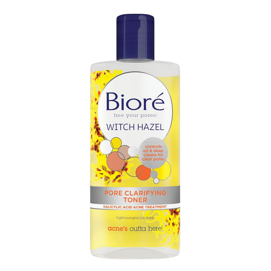 Biore Clear & Breathable Cooling Cleanser with Witch Hazel, Acne Treatment for Face, Face Scrub for Oily Skin, Salicylic Acid Cleanser, 6.77 Oz