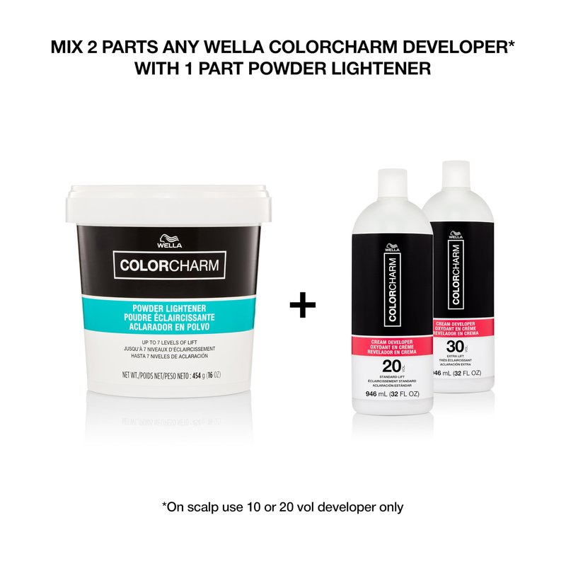 COLORCHARM Cream Hair Color Developer | 10 Volume | For Optimal Gray Blending and Rich Multi-Dimensional End Results | 7.8 Fl Oz (Pack of 1)