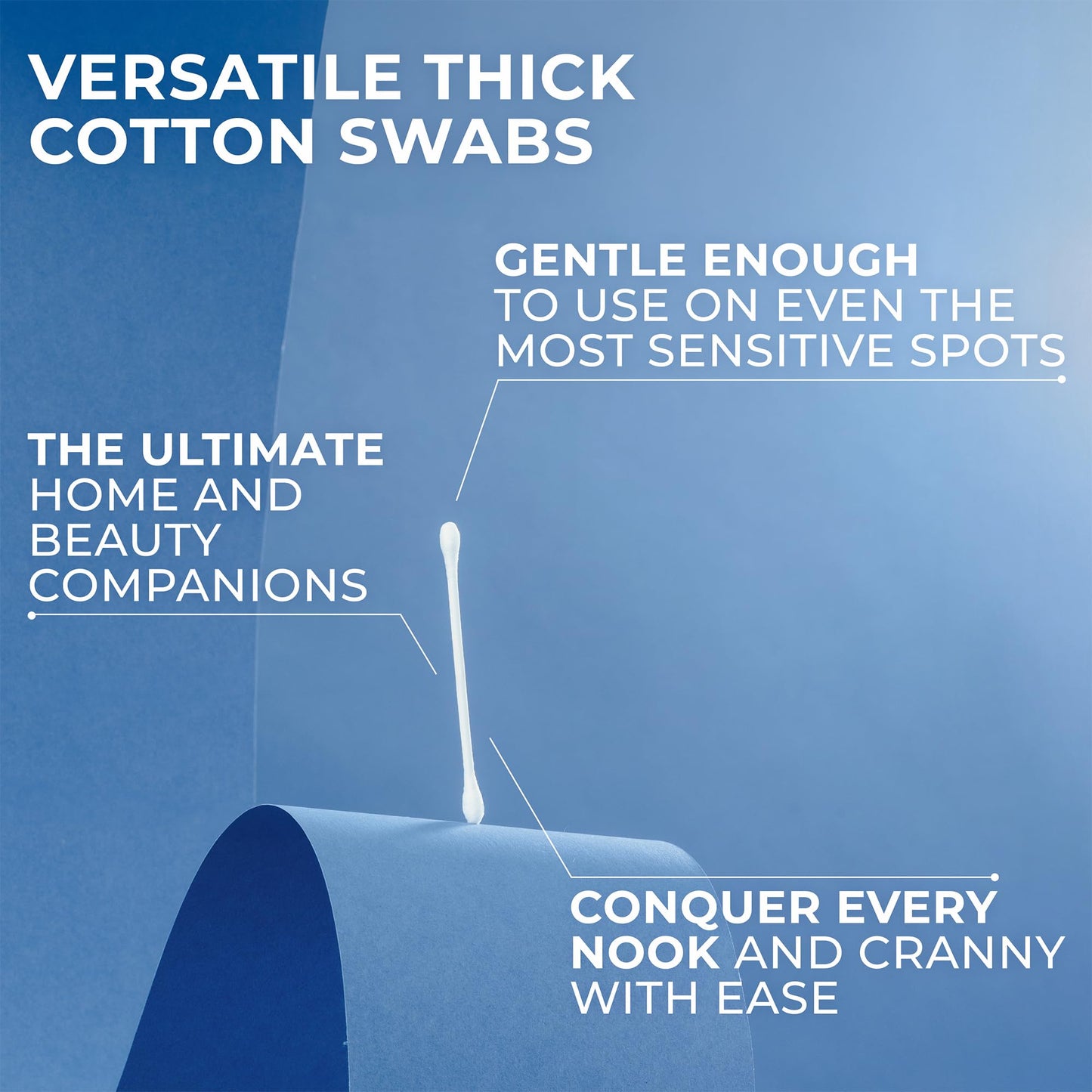 Q-tips Cotton Swabs 30 Count 10-Pack – Travel-Size with Soft Tips, Makeup Tools, Beauty, Personal Care & Household Essentials