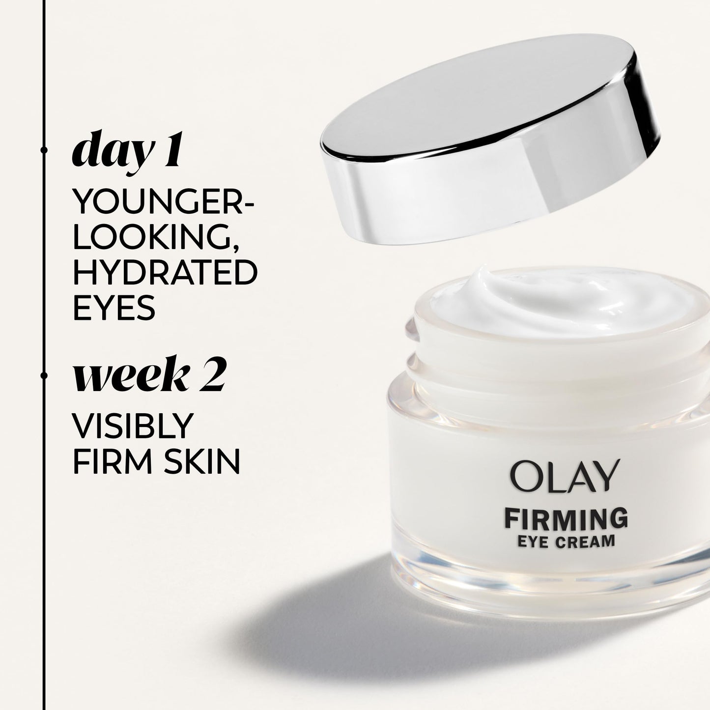 Olay Regenerist Collagen Peptide 24 Firming Eye Cream, Fragrance-Free Anti Aging Eye Treatment with Collagen Peptide and Vitamin B3+, Moisturizing Eye Cream for Wrinkles, 0.5 Fl Oz