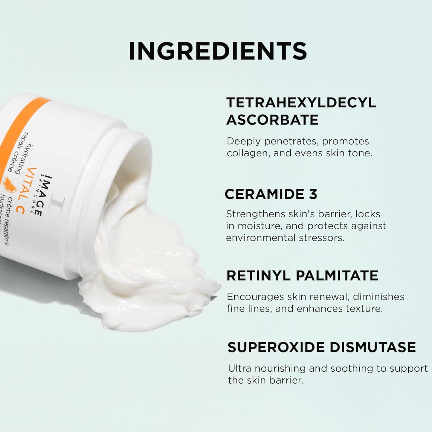 VITAL C Hydrating Repair Crème - Face Night Cream with Hyaluronic Acid for Dry Skin | Full-Size 2 fl oz