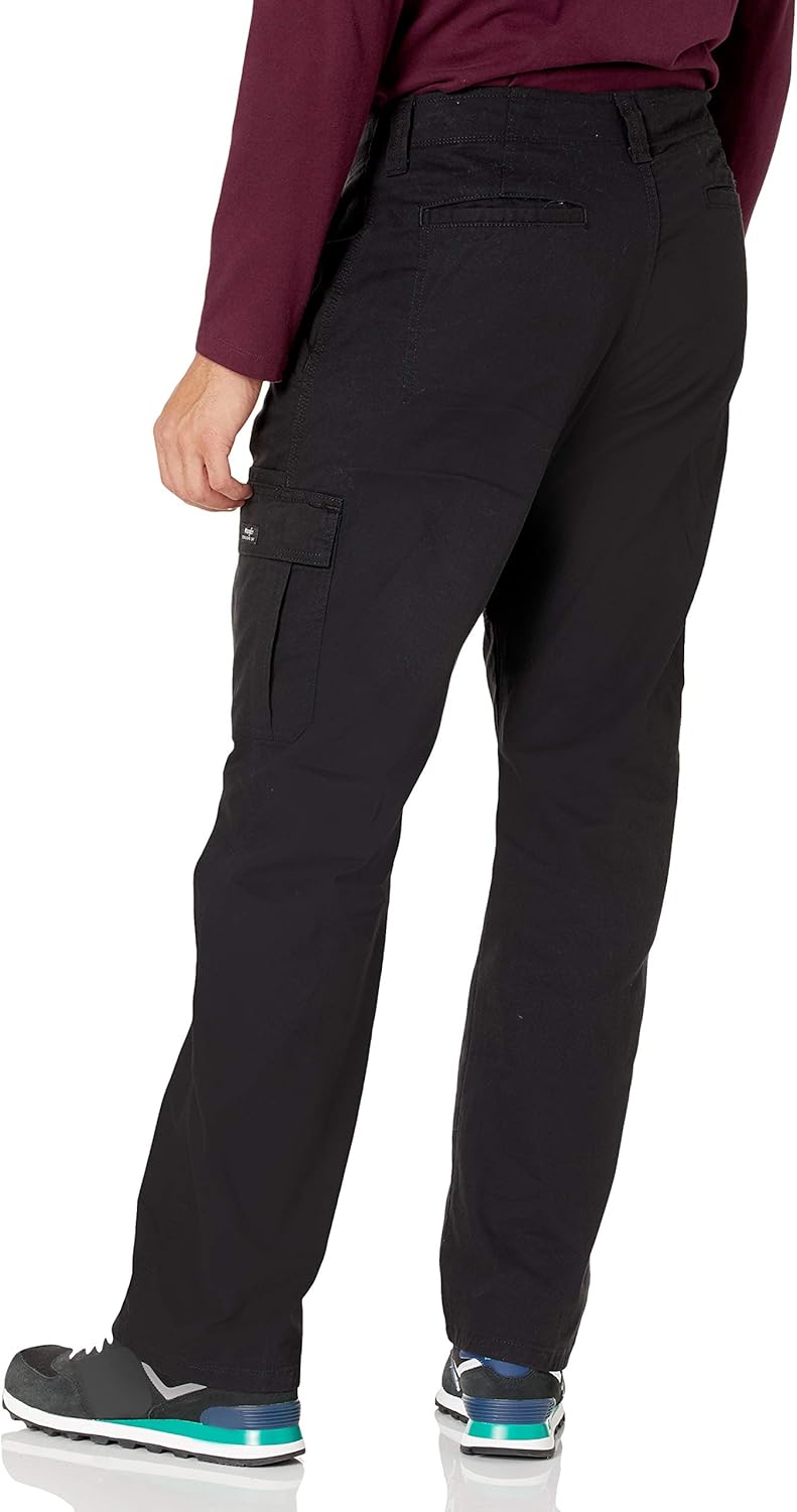 Wrangler Authentics Men's Cargo Pants - Relaxed Fit Stretch Fabric | Versatile Outdoor Wear