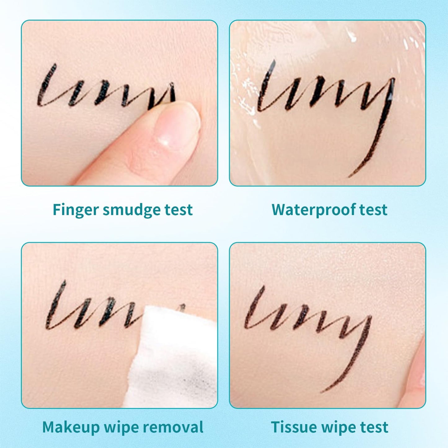 Liquid Eyeliner - Smudge-Proof Felt Tip Pen | Long-Lasting High-Pigmented Vegan Liner - Jet Black, 0.04 oz