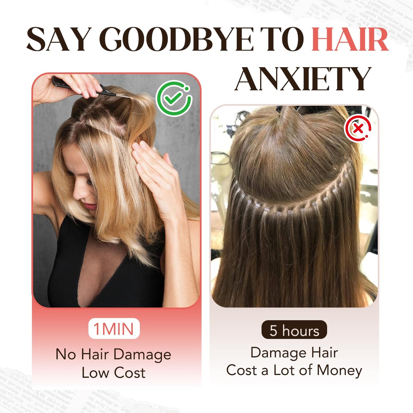 XDhair Hair Extensions Wire Human Hair 70g 14 Inch Hairpieces Jet Black Invisible Wire Hair Extensions with Adjust Secure 4 Clips(#1-14inch)