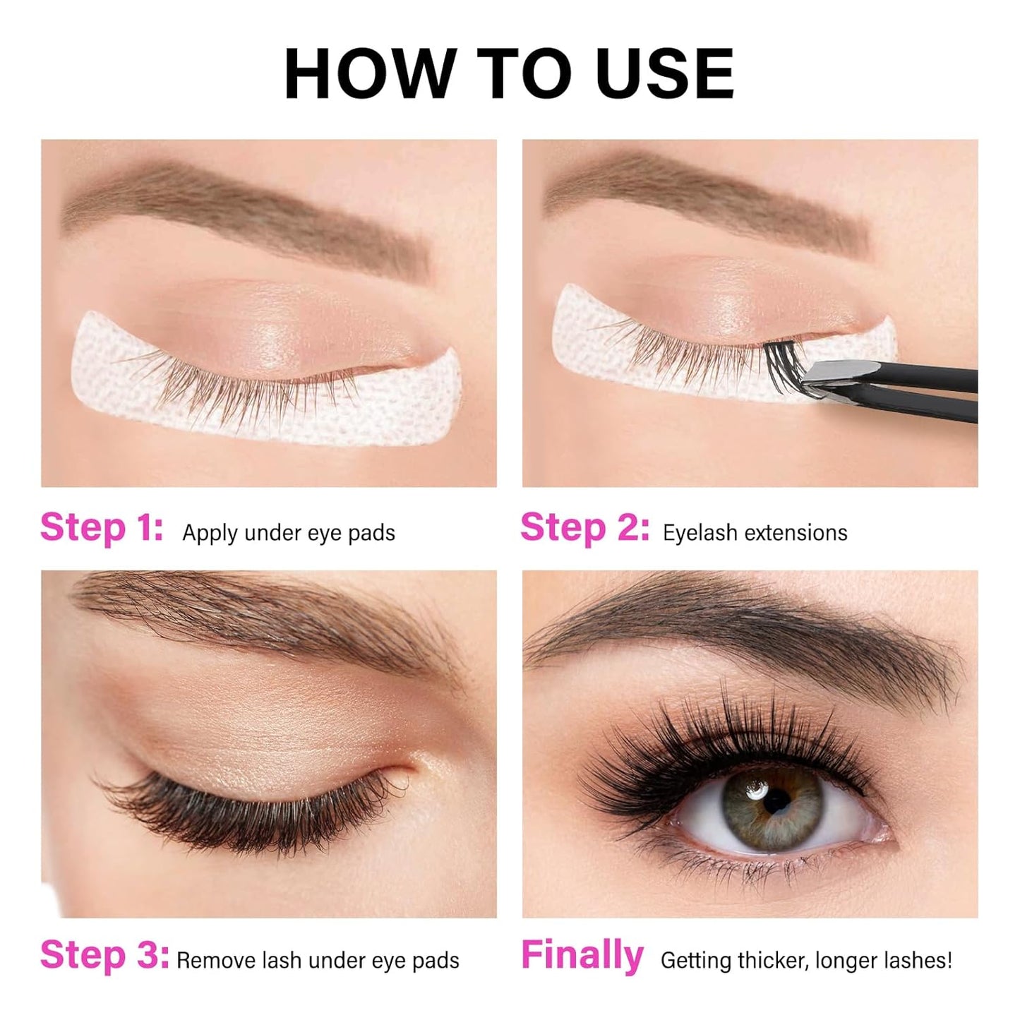 Eyelash Extension Stickers - 50 Pairs Under Eye Mapping Patches for Lash Isolation | Perfect for Beauty Salons