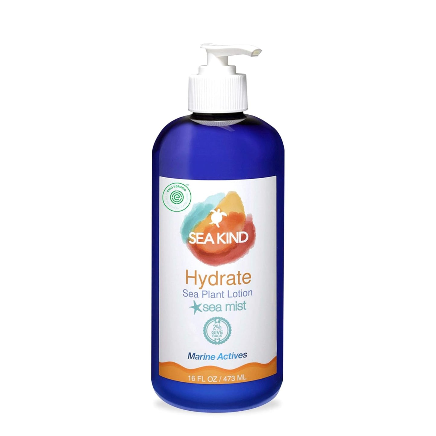 Hydrate Lavender Sea Plant Hand & Body Lotion - Vegan Moisturizer for Dry Skin | 16 Fl Oz, Non-Comedogenic