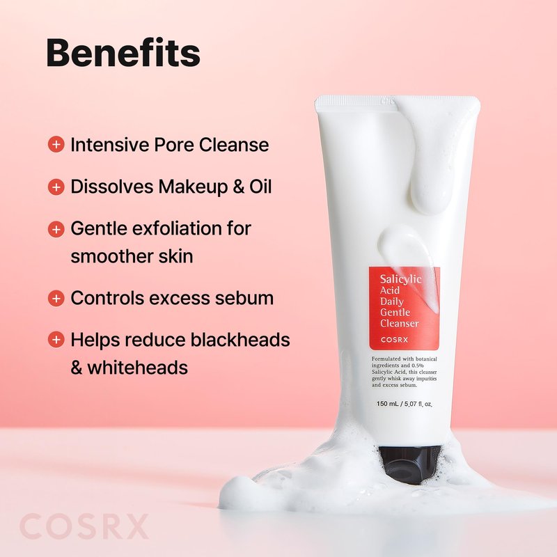 COSRX Salicylic Acid Daily Gentle Cleanser