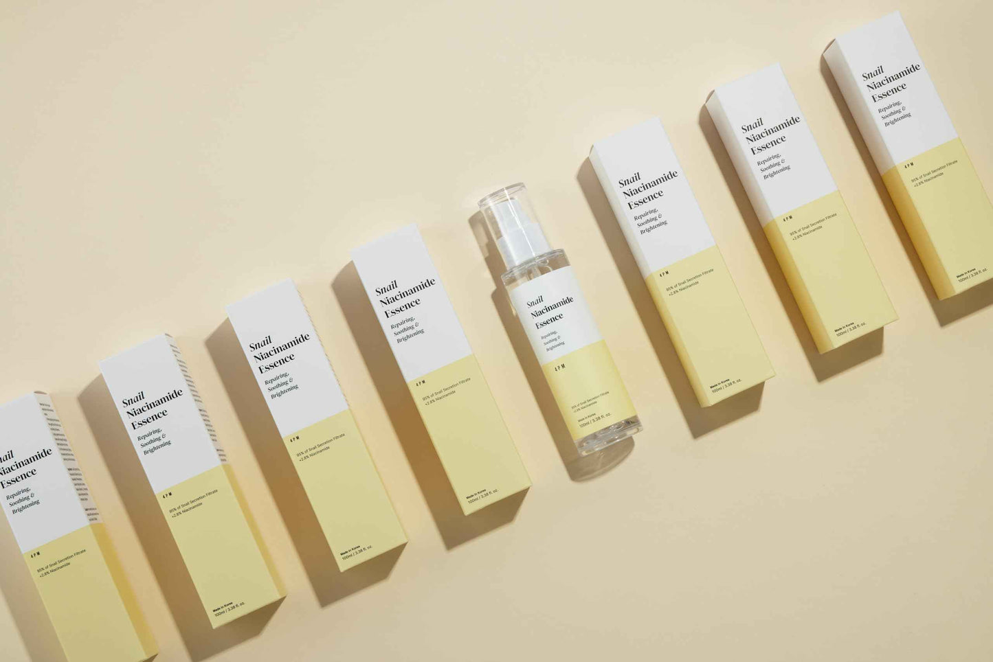 4PM Snail Niacinamide Essence (3.38 fl. oz), Snail Secretion Filtrate 95%, Niacinamide 2.8%, for Glass Skin Repair, Face Glow Brightening & Soothing Essence, Korean Skincare, Made by SEOUL4PM