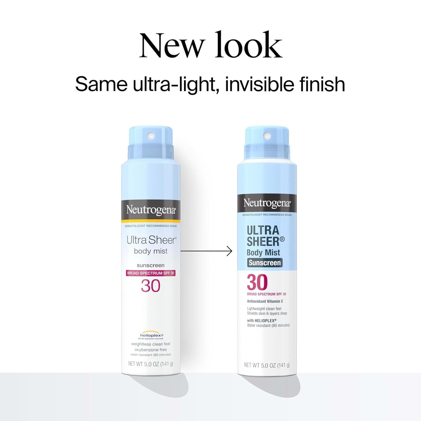 Neutrogena Ultra Sheer Sunscreen Spray SPF 30 - Lightweight, Non-Greasy UVA/UVB Protection | 5 oz, Pack of 3