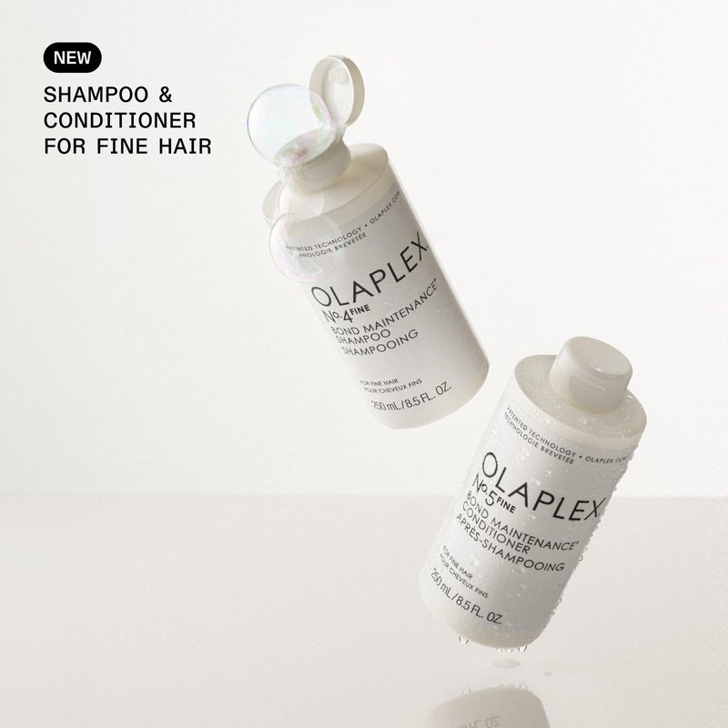 Olaplex Nº. 4 FINE Bond Maintenance Shampoo: Volumize & Strengthen | Gently Cleanse & Non Stripping | For Coily, Curly, Straight, and, Wavy 100 mL / 3.3 Fl Oz