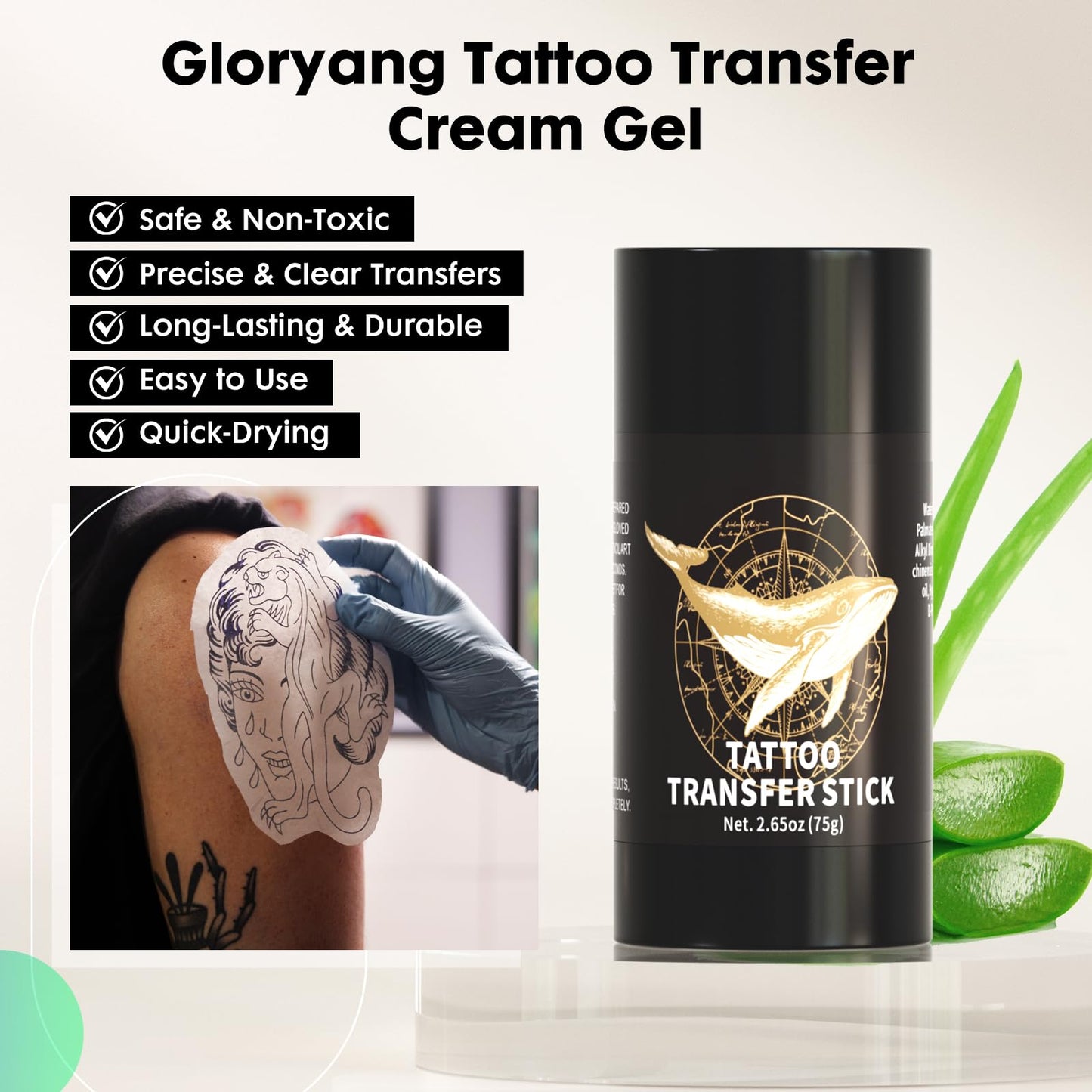 Tattoo Transfer Stick, Stencil Gel Cream for Tattooing, Tattoo Stuff for Tattoo Artists