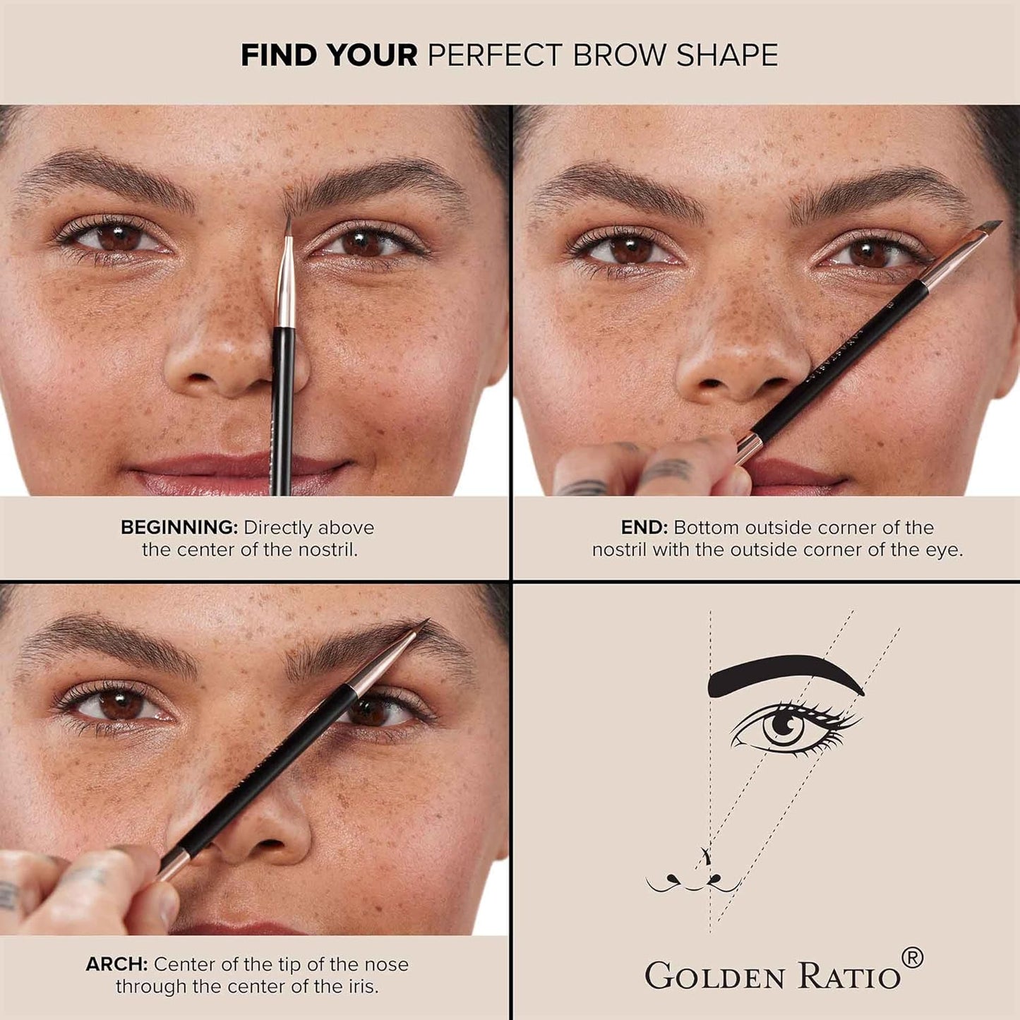 Tinted Brow Gel - Long-Wearing Waterproof Brow Setter for Shaping & Defining Arches | High-Pigment Formula