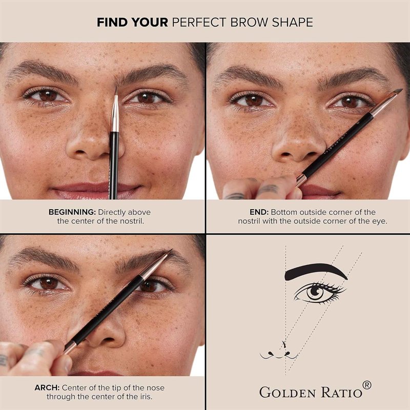 Anastasia Beverly Hills Perfect Brow Pencil - Dual-Ended Eyebrow Pencil with Spoolie Brush | Medium Brown, Full-Pigment Formula for Defined Brows