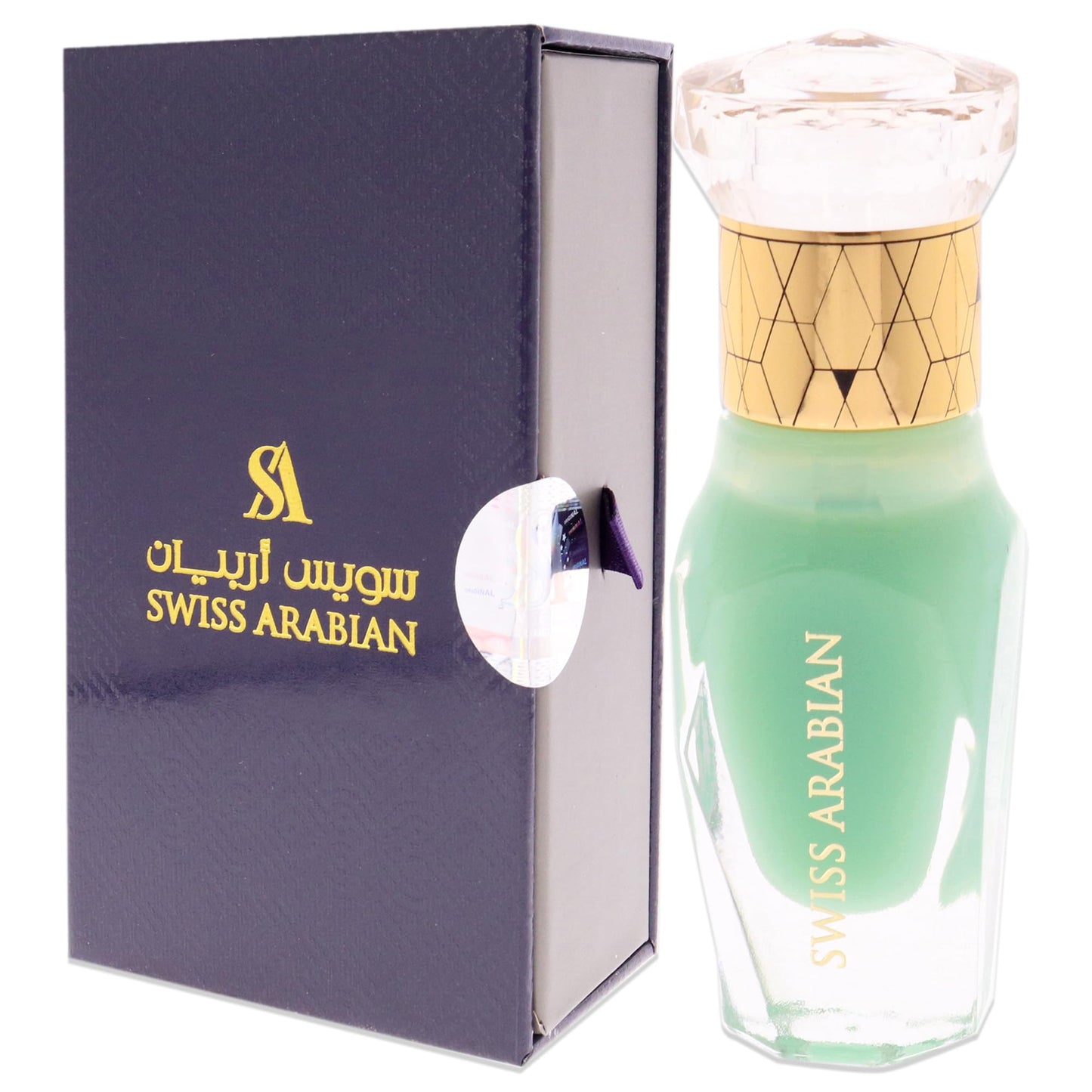 Swiss Arabian Sea Foam For Unisex - Luxury Products From Dubai - Long Lasting Personal Perfume Oil - A Seductive, Exceptionally Made, Signature Fragrance - The Luxurious Scent Of Arabia - 0.4 Oz