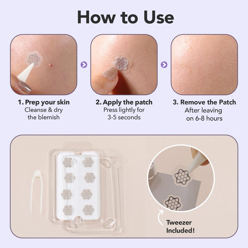 FreeGo Magnesium Blemish Microdarts Pimple Patch | Fast-Acting | Quick Calming | 99.9% Pure Magnesium | Madecassic Acid | Tea Tree | Eucalyptus Leaf | Hydrocolloid Spot Care Patch | 15 Patches