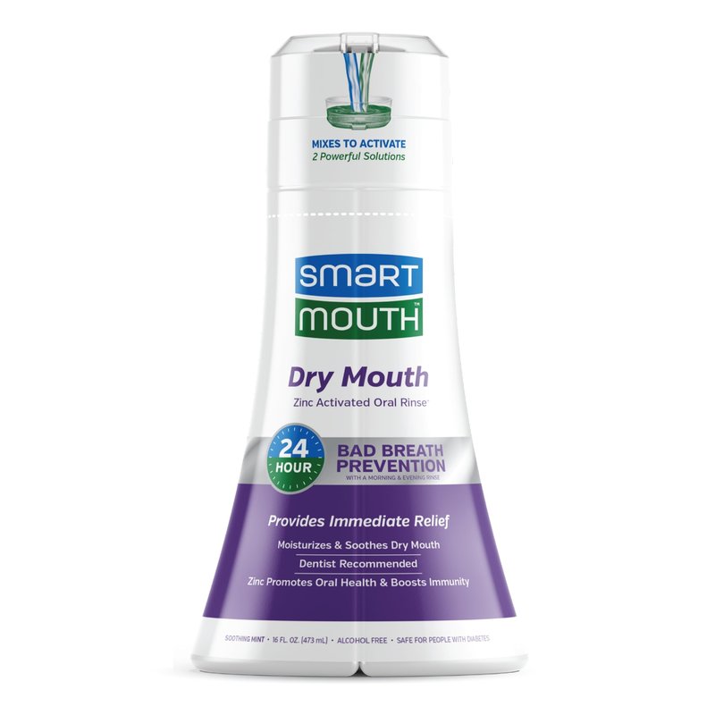 SmartMouth Dry Mouth Mouthwash, Mint, 16 Fluid Ounce