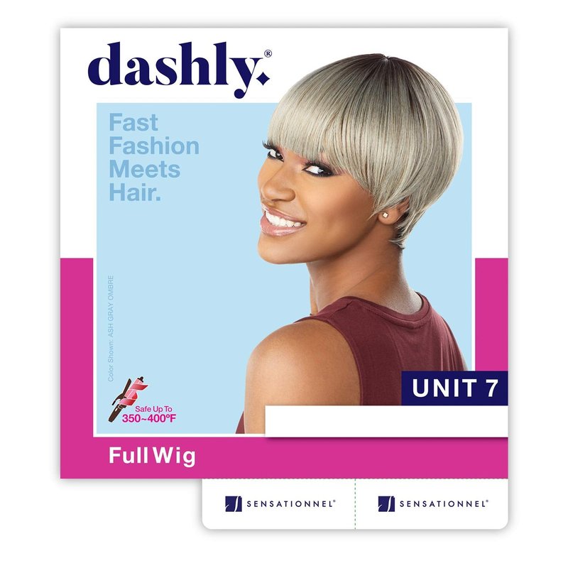 Sensationnel Dashly Wig - Unit 7 Non Lace Cap Ready to Wear Ear to Ear Lacepart Synthetic (1 JETBLACK)