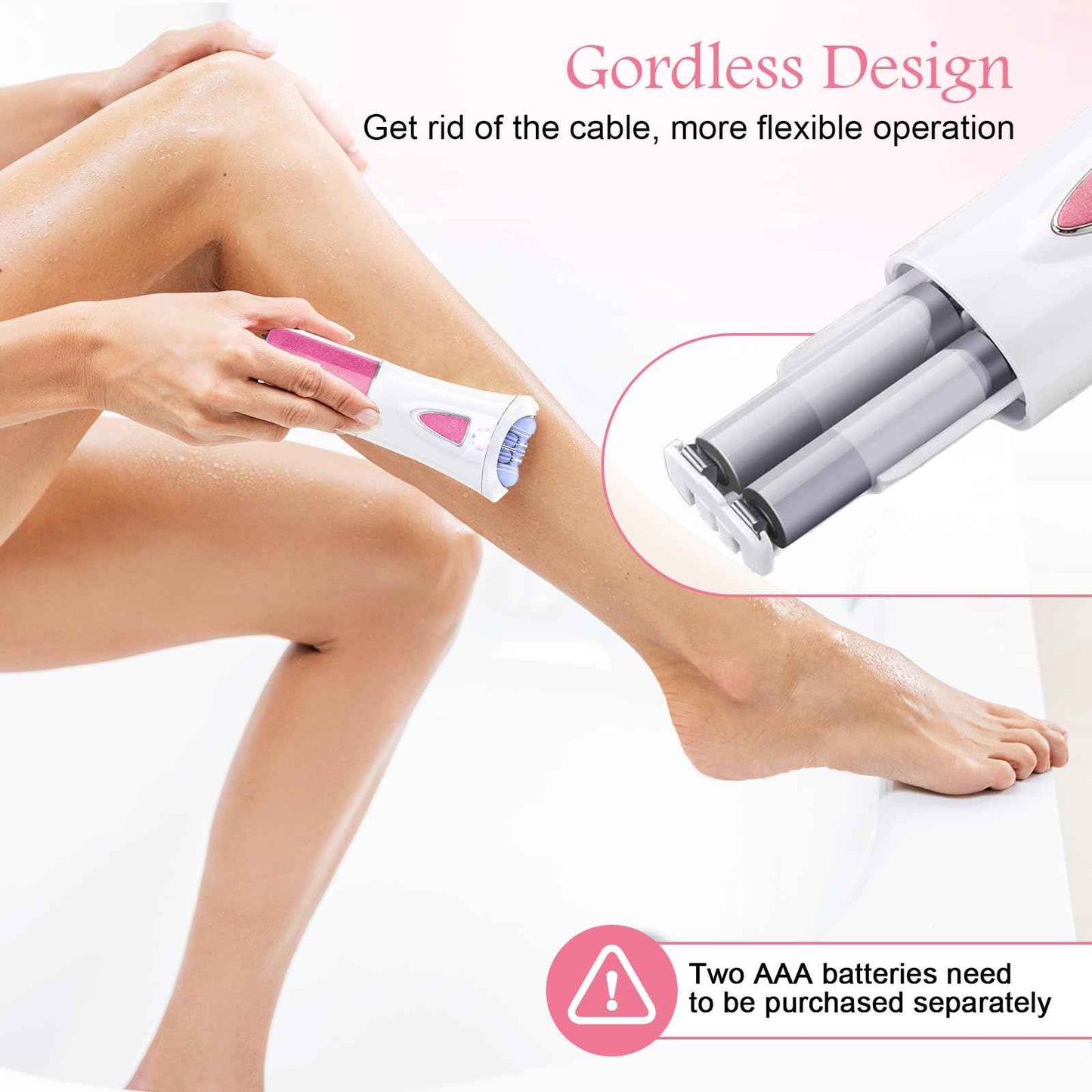 Glabrskise Skin Epilator, 2025 New Glabrskise Skin Hair Remover for Women with LED, Smooth Glide for Women Facial Hair, Glabrskise Skin epilator for face/Lip/Arm/Bikini Area/Leg/Armpit