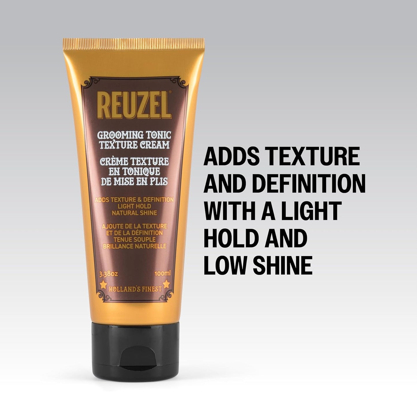Reuzel Grooming Tonic Cream - Light Hold Curl Definition & Natural Shine | 3.38oz