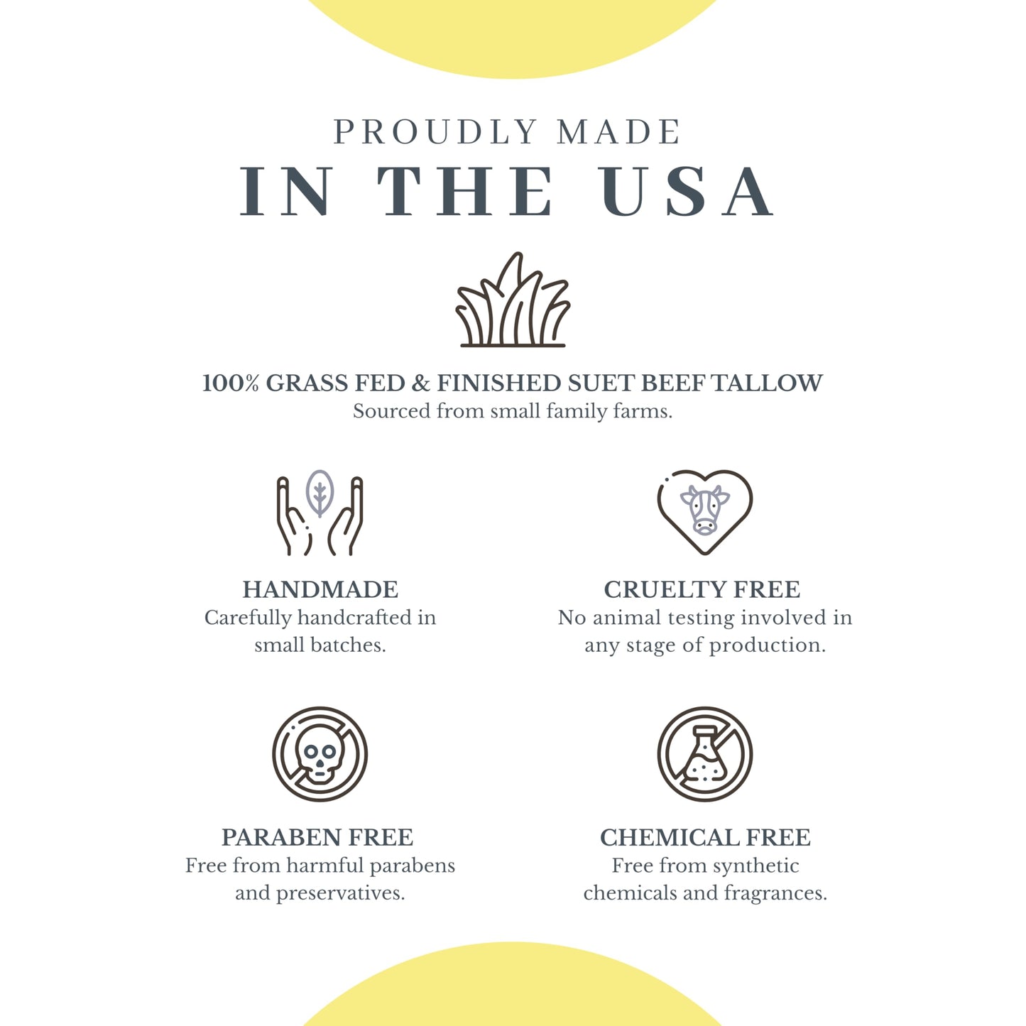 Vanman's Tallow and Honey Balm With No Added Scent - Face Moisturizer with Grass-Fed/Finished Beef Tallow for Skin, Organic Raw Honey and Beeswax, Cold Pressed Olive Oil - 2 oz