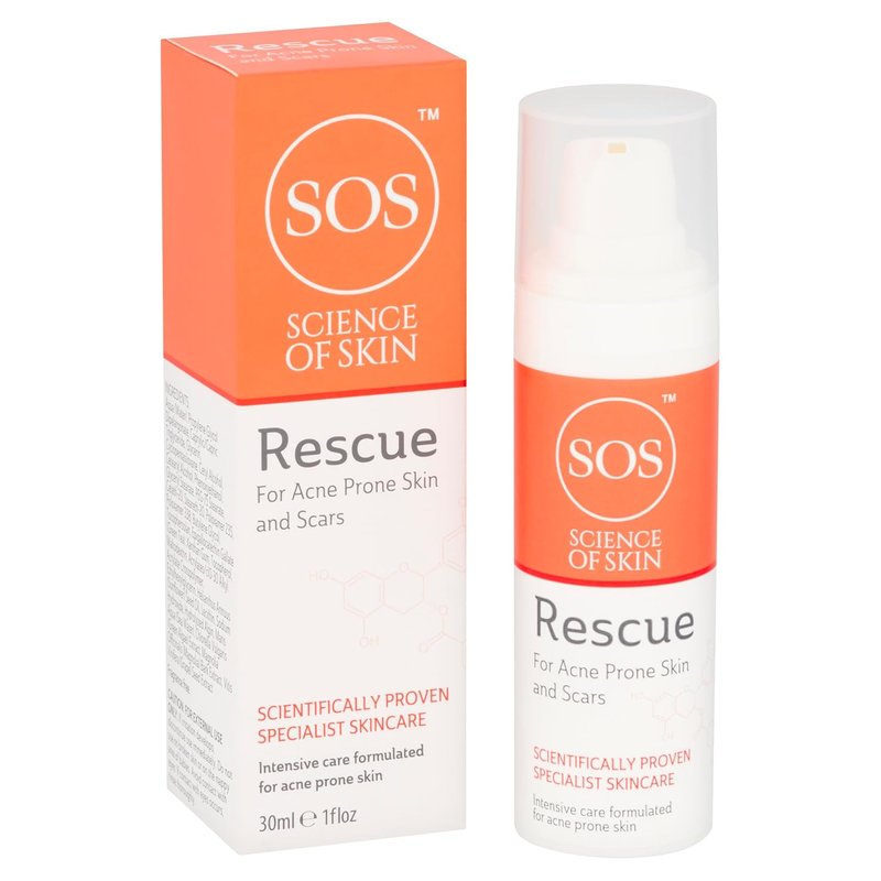 Science of Skin Rescue No. One - Blemish & Acne Scar Treatment Cream | Fast-Acting Formula