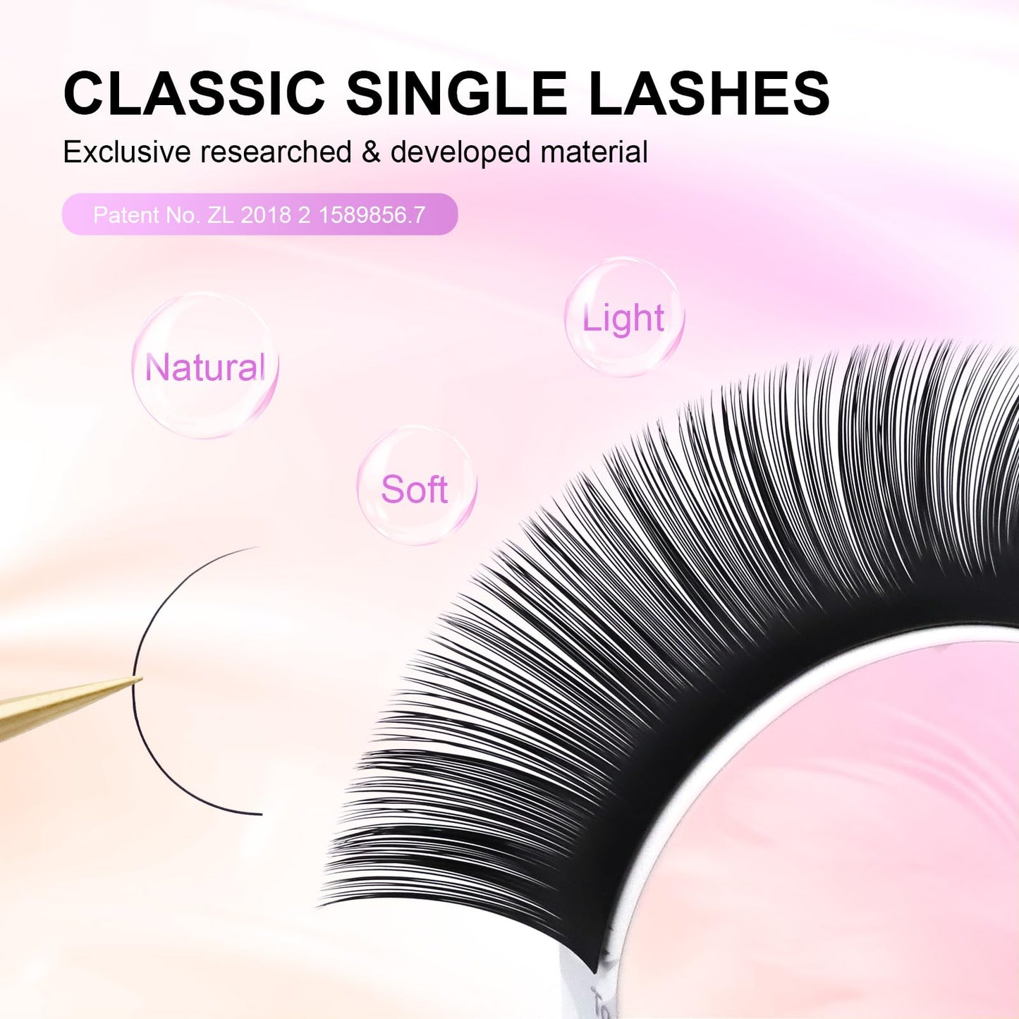 NAGARAKU Eyelash Extensions Classic J B C D N LC LD L DD CC LB Curl 0.03-0.20 Thickness 5-17mm, Matte Black Individual Lashes Professional Supplies for Lash Techs (0.07-N 7-15mm Mix 5 Trays)