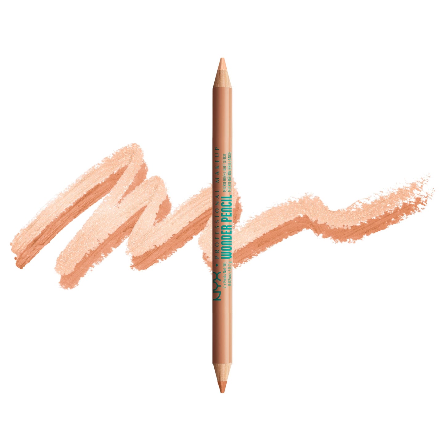 NYX PROFESSIONAL MAKEUP Wonder Pencil, Multi-Use Micro Highlighter & Concealer Stick - Warm Deep (Pack of 2)