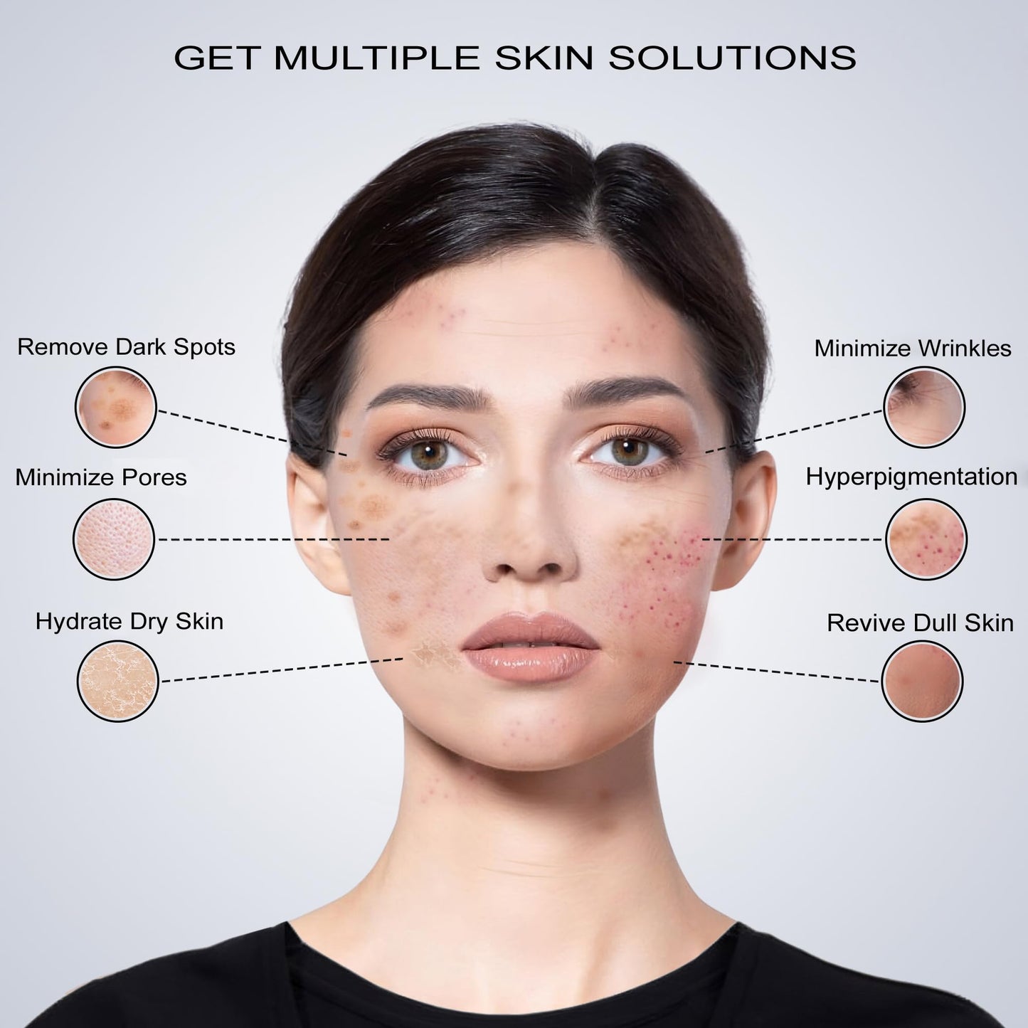 GLOWÍNCE Hydrating Repair & Glow Face Serum with 10% Niacinamide + 5% Vitamin C (MAP), 1.5% HA & Glutathione – Brightening & Dark Spot Corrector – targets hyperpigmentation – Antioxidant-Rich – 30ml