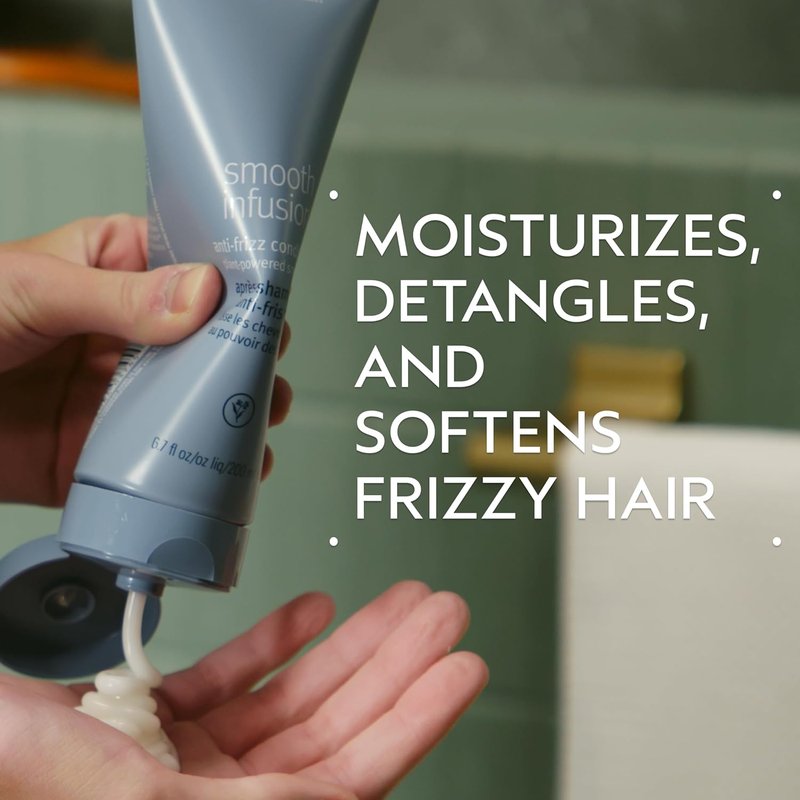 Aveda Smooth Infusion Anti-Frizz Conditioner - Smoothing Formula for Medium & Thick Hair | Silicone-Free, Humidity Protection
