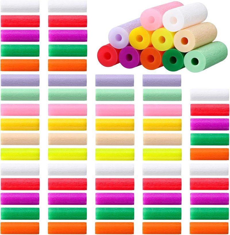 110 Pcs Aligner Chew Silicone Chompers - Dental Accessories for Invisible Trays | 11 Colors & Flavors
