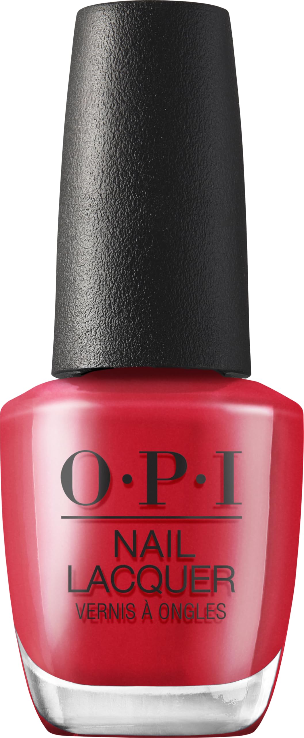 OPI Nail Lacquer Emmy, have you seen Oscar? | Opaque Bright Red Crème Chip Resistant Nail Polish | Hollywood Collection