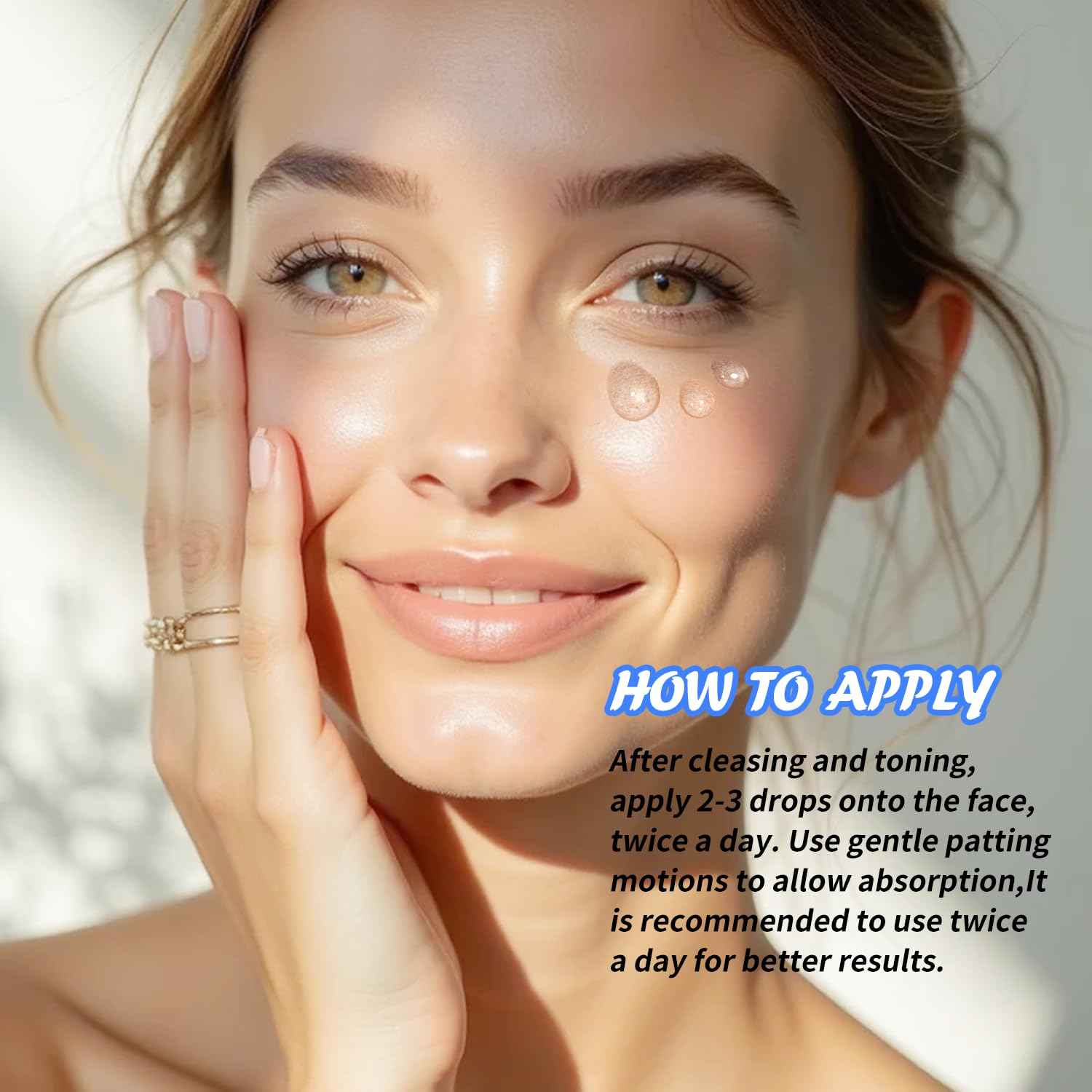 Hicream Face Serum Set 3-Pcs Set, Includes Vitamin C, Hyaluronic Acid & Retinol - Skin Care Set for Brightening, Firming, Hydrating - Facial Skin Care Set for Fine Lines, Dark Spot Corrector