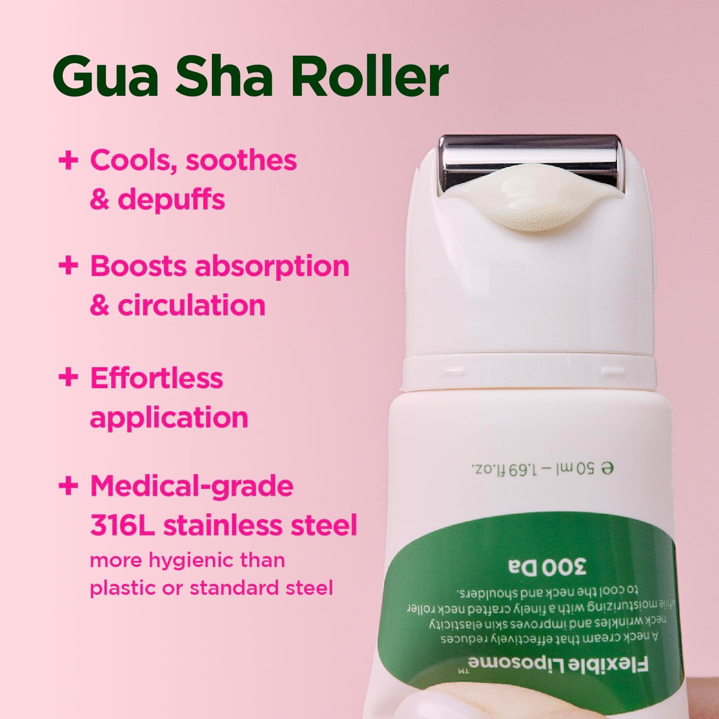 Retino Collagen Gua Sha Neck Cream - Anti-Aging Moisturizer for Tightening & Lifting | 1.69 fl oz