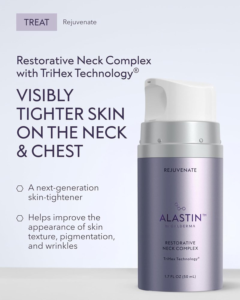 ALASTIN Skincare Restorative Neck Complex - Hydrating Anti-Aging Lotion for Sagging Skin | 1.7 oz