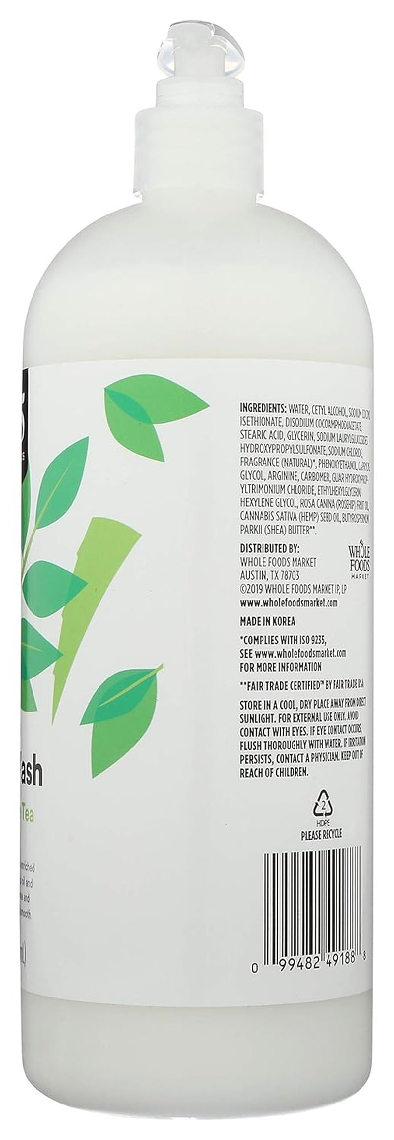 Aloe & White Tea Body Wash - Moisturizing Formula for Soft Skin | 32 Fl Oz