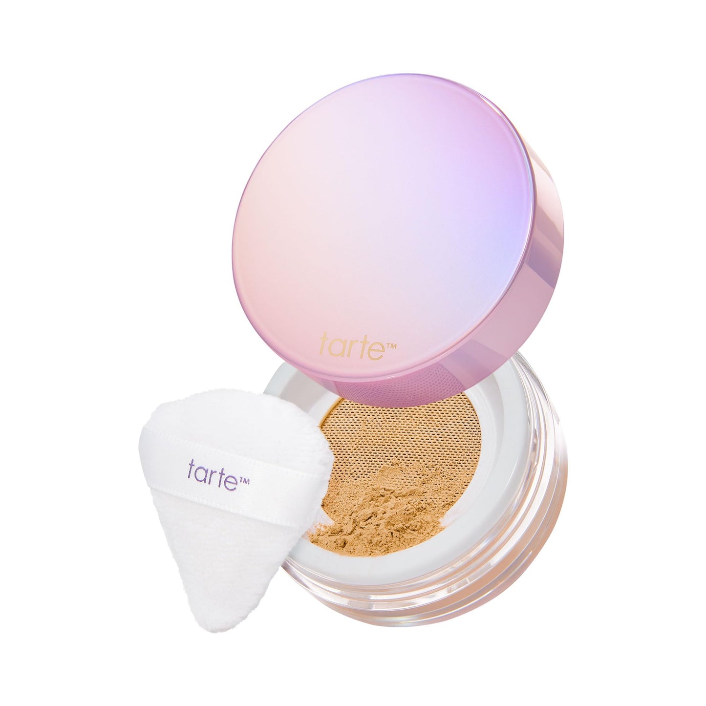 tarte creaseless setting powder – Loose Face Powder, Lightweight Oil-Absorbing Formula for Longwear Finish, Vegan & Cruelty-Free, full size, honey