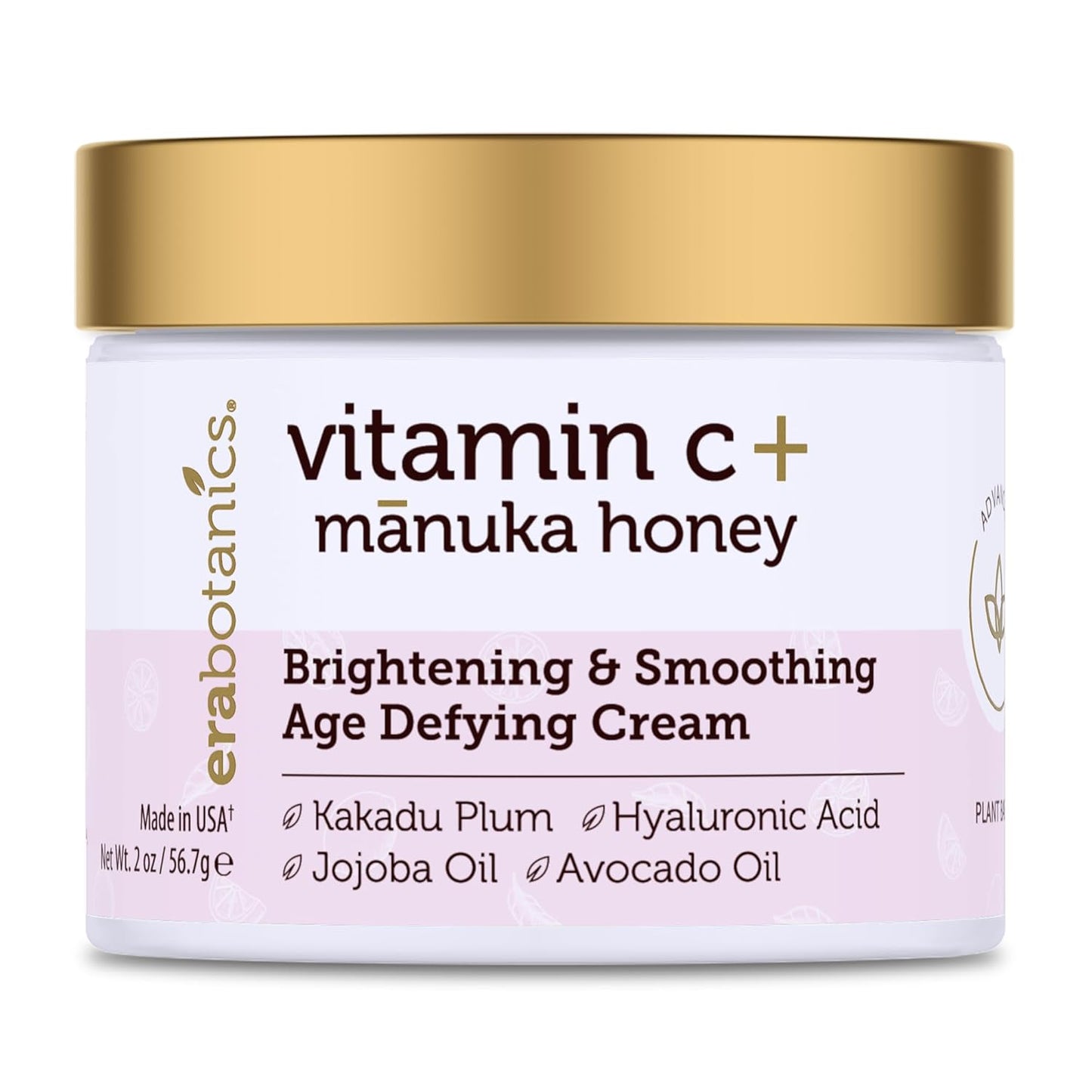 Vitamin C Face Cream & Organic Eye Balm | Nourishing Anti-Aging Formula for Fine Lines & Puffiness - Made in USA, Safe for Sensitive Skin