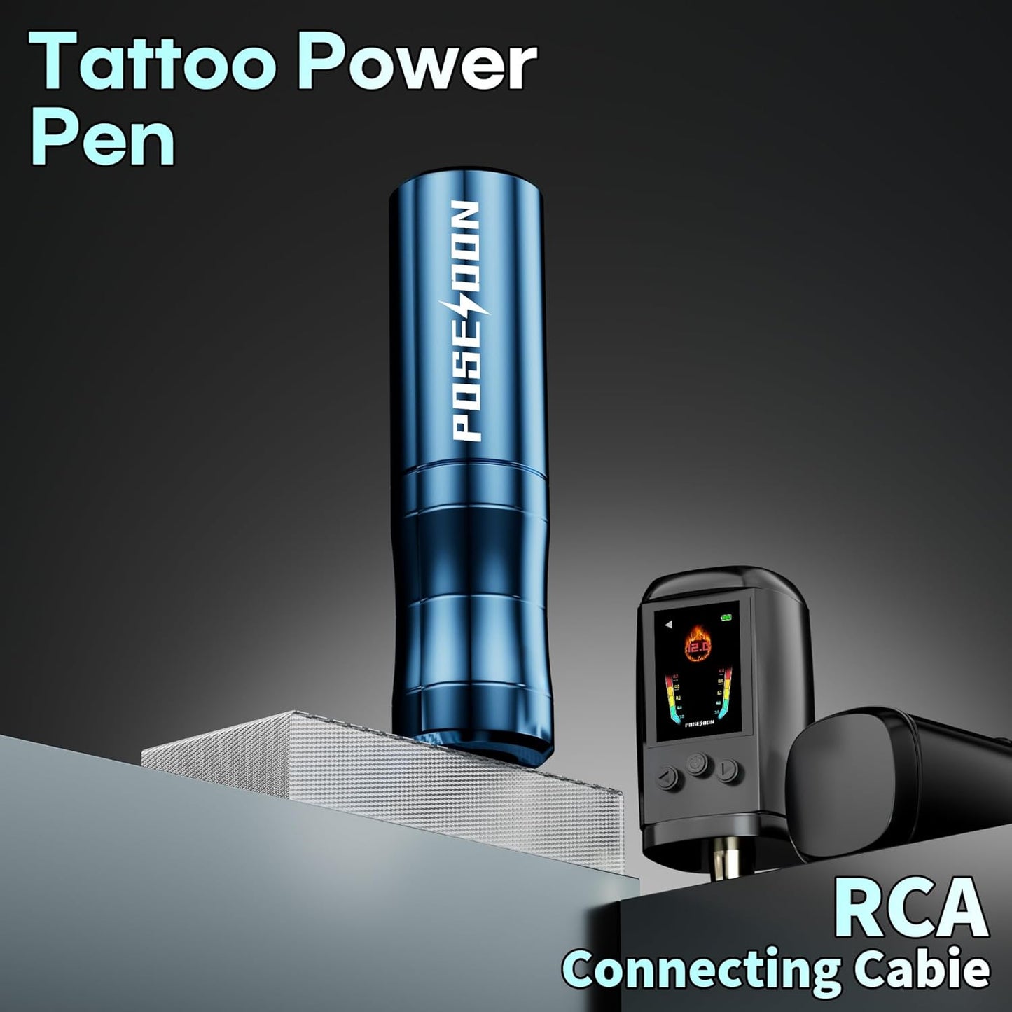 Tattoo Gun Kit - Cordless Tattoo Machine with Color Display & 20 Cartridges | Complete Beginner Set