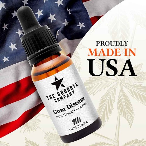 The Goodbye Company Natural Gum Health Oil - Supports 77% Gum Tissue Improvement, Pocket Depth Reduction & Tooth Retention with Organic Neem & Clove (30ml)