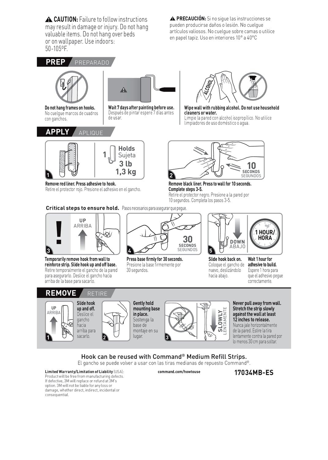 Command Medium Brushed Nickel Wall Hooks, 2 Coat Hooks and 4 Command Strips, Damage-Free Hanging with Adhesive, No Tools Great for Hanging Home Decor, Holds up to 3 lb