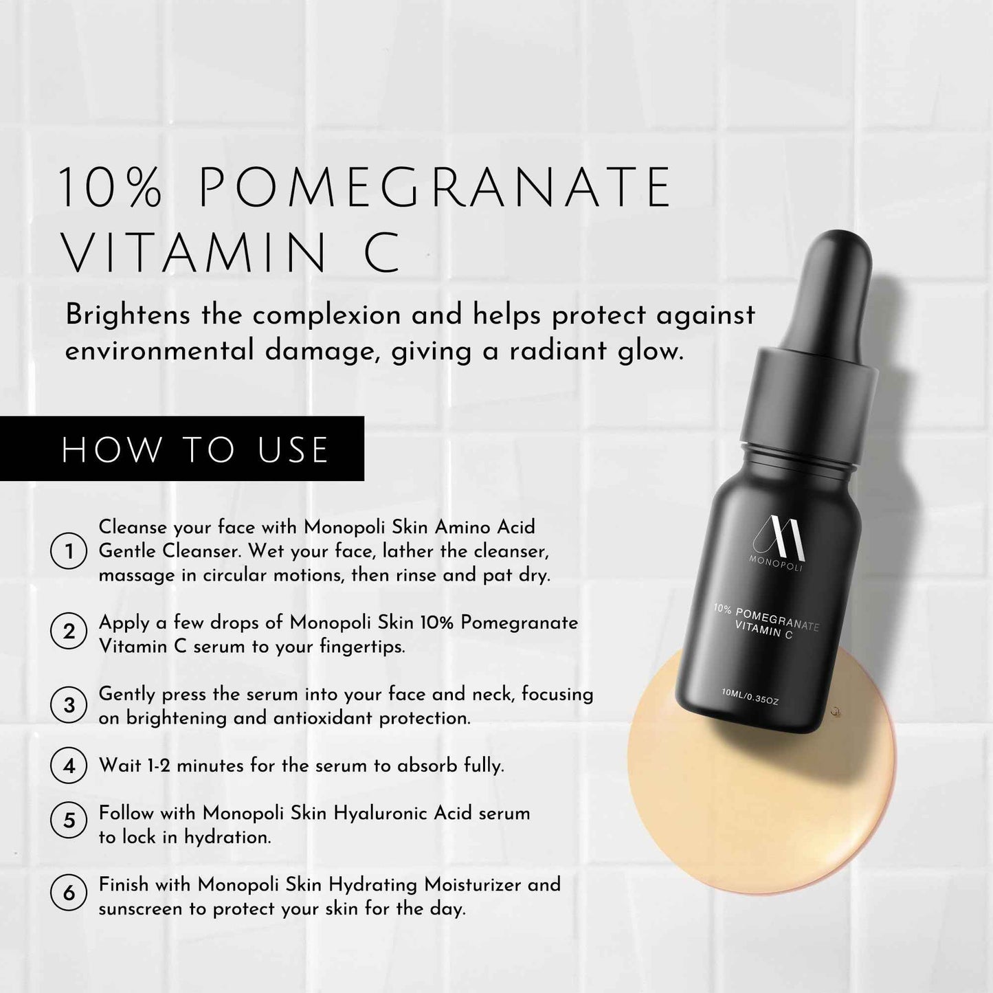 Monopoli Skin Travel Skincare Set | Airplane-Friendly Sizes | Complete Facial Skin Care Kit with BHA Serum, Vitamin C, Moisturizer & Cleanser | Perfect Travel Essentials & Gift Set for Women & Teens