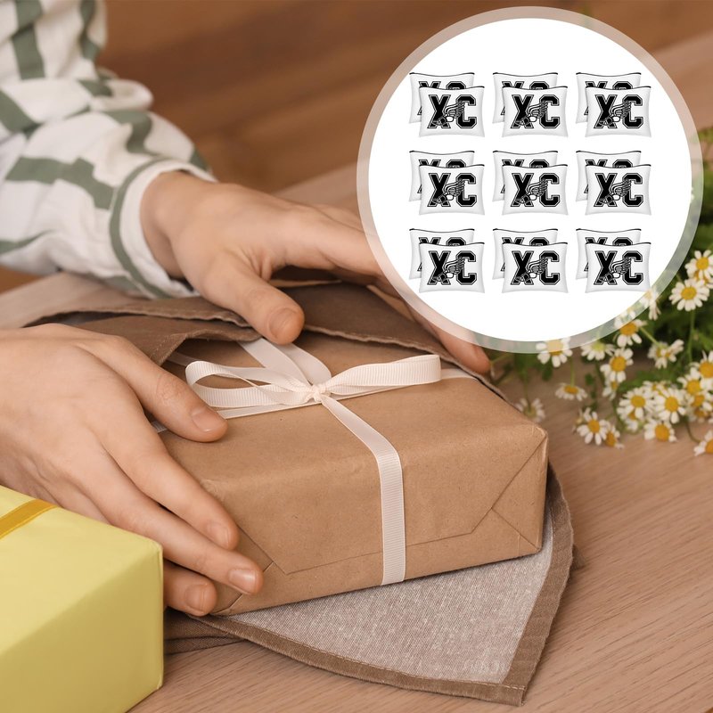 Kacctyen 18 PCS Cross Country Makeup Bag Cross Country Running Lover Gift Track Running XC Zipper Cosmetic Bag for Women(Cross Country)